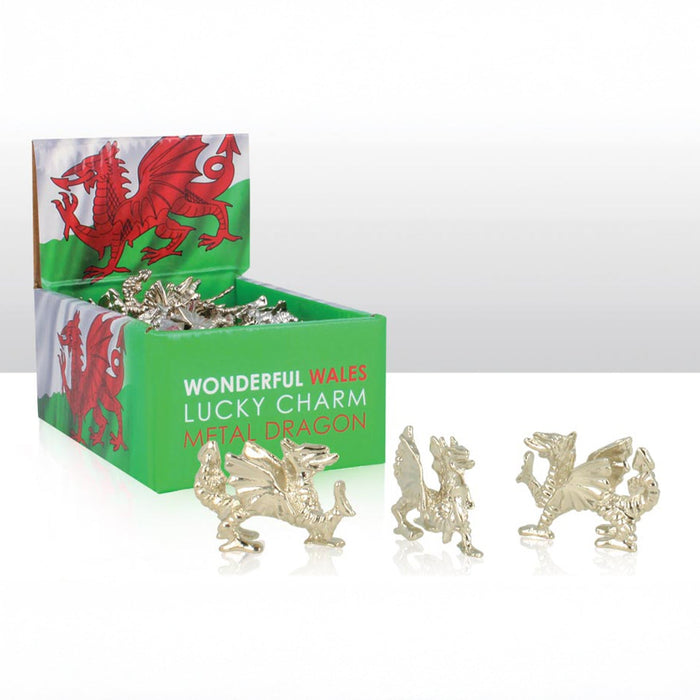 Wales Metal Dragon Figure Charm In CDU 0050