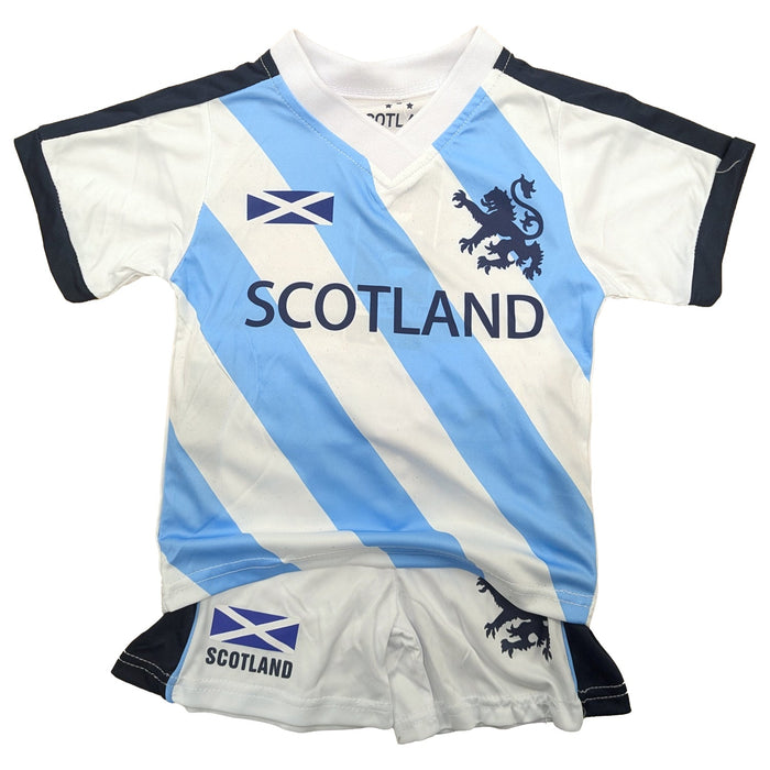 New Kids Blue Scotland Football Kit