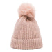 Soft Touch Rib Pom Pom Beanie - Dusky Pink - Giftware Wales