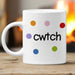 Spotted Cwtch - Bone China Hug Mug - Giftware Wales