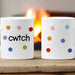 Spotted Cwtch - Bone China Hug Mug - Giftware Wales