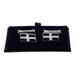 St Piran flag chain cufflinks (small) (CC125) - Giftware Wales