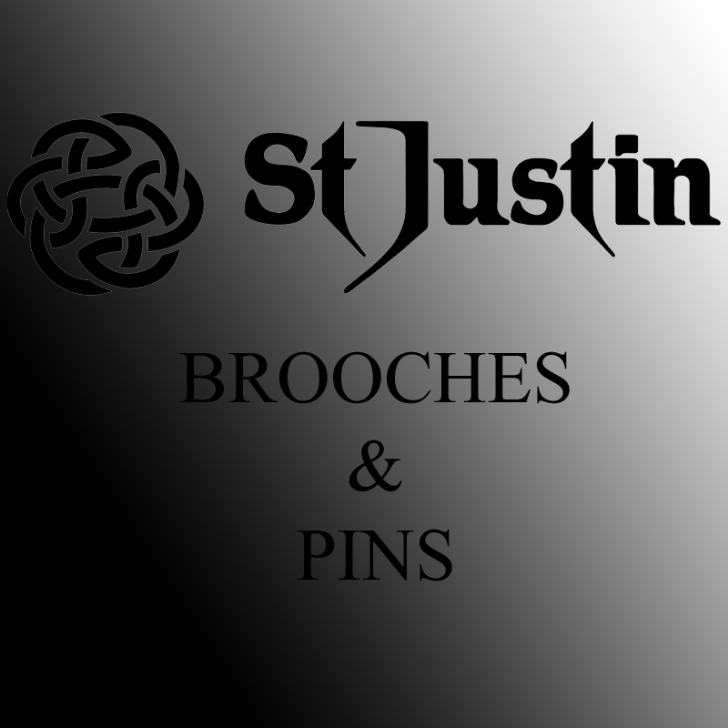 St Justin Celtic Gifts brooches and pins