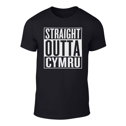 Straight Outta Cymru - Hip Hop Welsh T-Shirt (Choice) - Giftware Wales