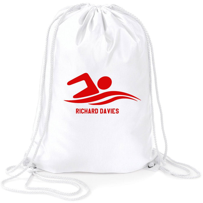 Swim Logo- Personalised Duffel Bag (Colour Choice) - Giftware Wales