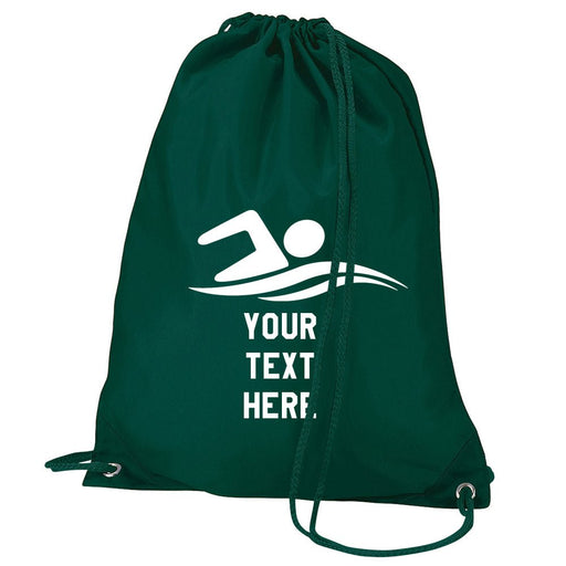 Swim Logo- Personalised Duffel Bag (Colour Choice) - Giftware Wales