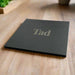 Tad - Dad Square Welsh Slate Coaster - Giftware Wales