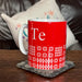 Te Mug - Welsh Tapestry Red Design - Giftware Wales