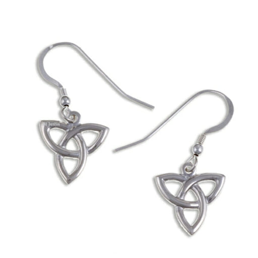 Three loop love knot drop earrings (JSE05) - Giftware Wales