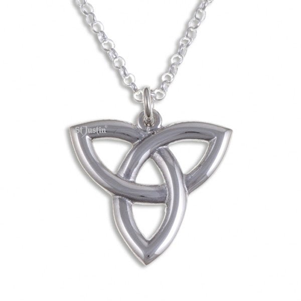 Three Loop Love Knot Pendant (Jsp05) - Giftware Wales