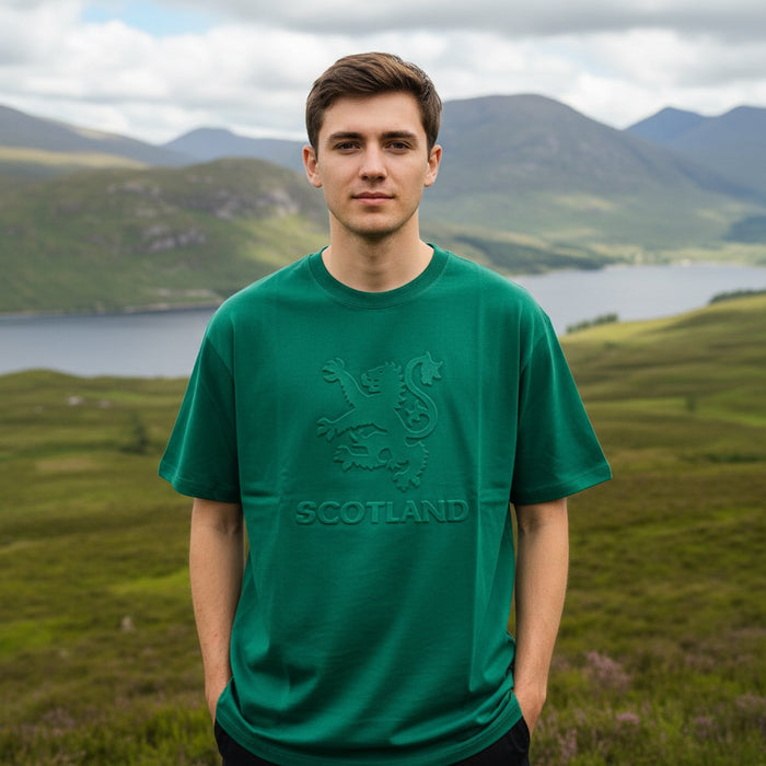 Scotland Tim Lion Embossed T-Shirt