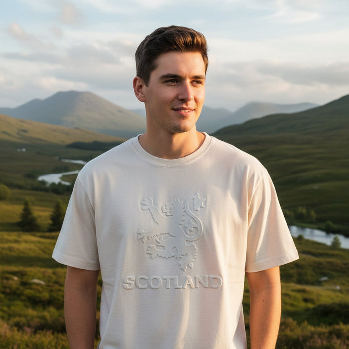 Scotland Tim Lion Embossed T-Shirt