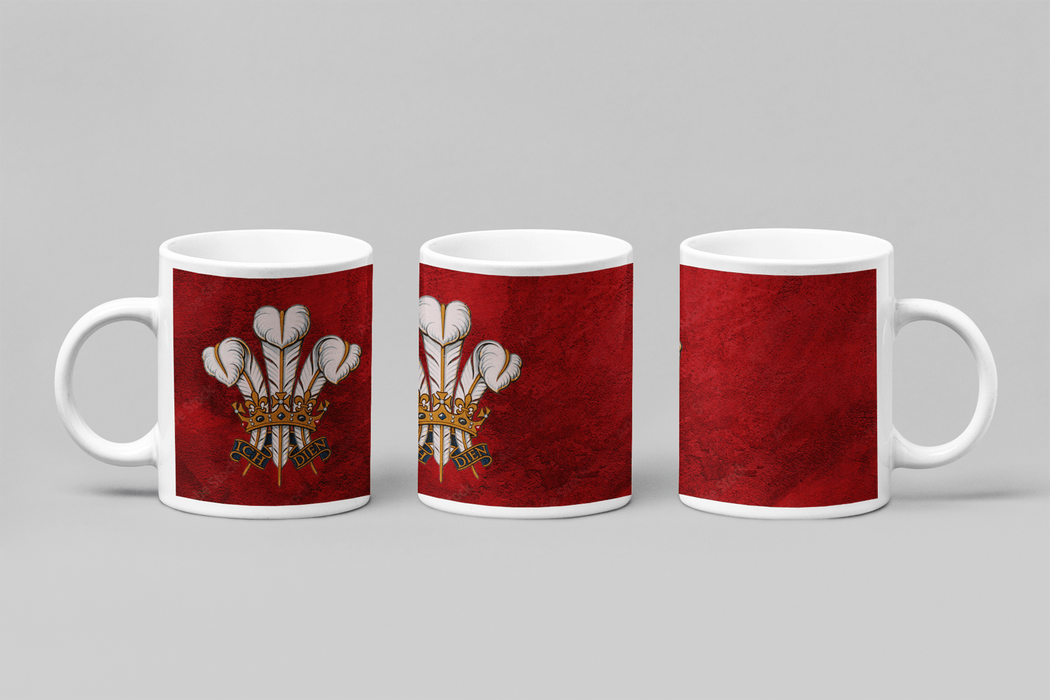 Traditional Welsh Feathers Mug - Giftware Wales