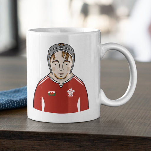 Traditional Welsh Rugby Player Mug - Giftware Wales