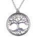 Tree Of Life Silver Pendant By St Justin (Sp949) - Giftware Wales