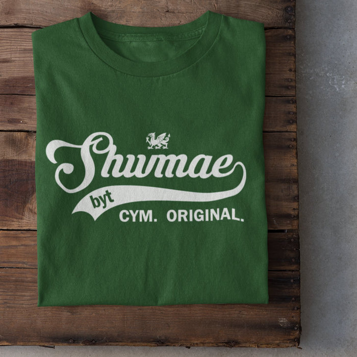 Vintage Welsh T Shirt - Shwmae Byt (Colour Choice) - Giftware Wales