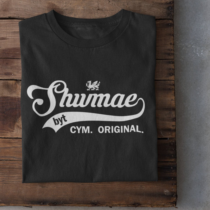 Vintage Welsh T Shirt - Shwmae Byt (Colour Choice) - Giftware Wales