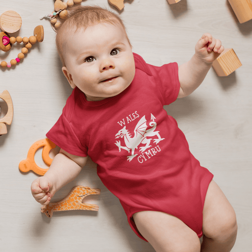 Wales Cymru Dragon Baby Vest - Giftware Wales