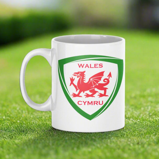 Wales - Cymru Shield Sports Mug - Giftware Wales