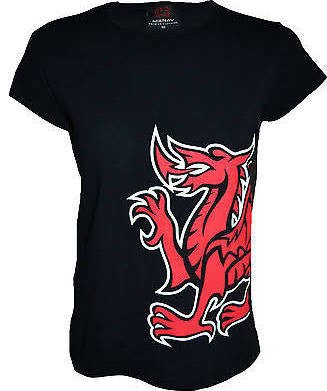 Wales National Anthem Fitted T Shirt - Giftware Wales