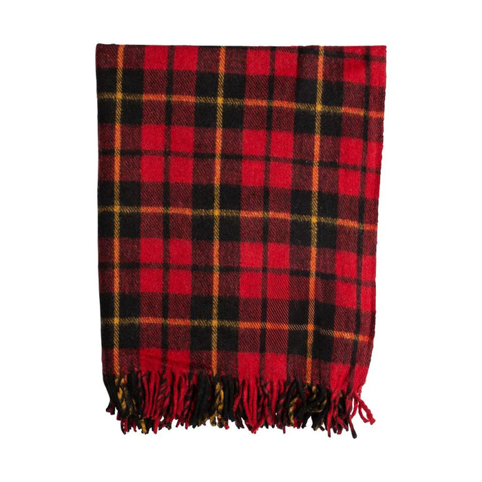 Balmoral Wool Knee Blanket/Throw | Premium Soft & Warm Pure Wool Lap Blanket for Home, Travel, Picnics & Outdoor Comfort | Classic Scottish-Style Tartan Knee Rug for Sofa, Chair, Office & Everyday Use