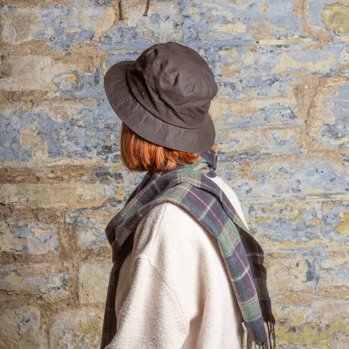 Wax Drop Brim Hat Brown by Tweedmill® - Giftware Wales