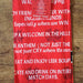 Welsh 10 Commandments T-Towel - Giftware Wales