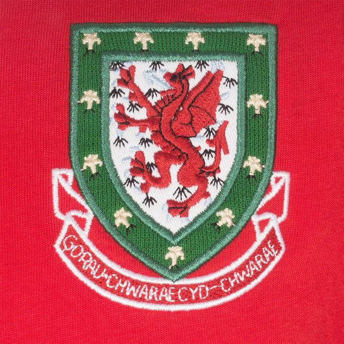 Welsh 1958 Retro Football Shirt Official Faw® - Giftware Wales