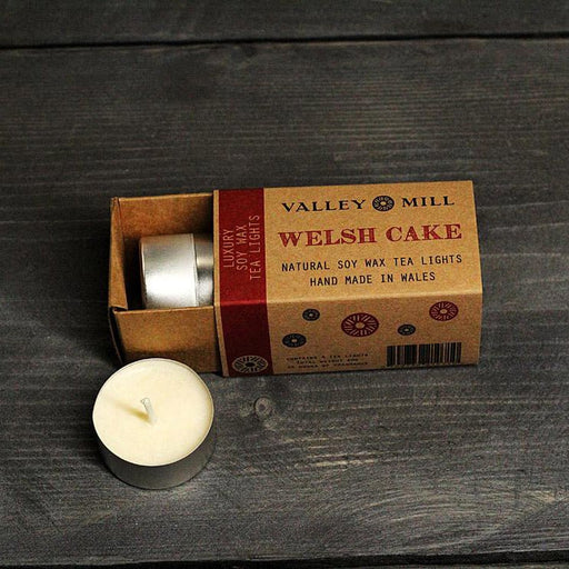 Welsh Cake Soy Wax Tealights - Giftware Wales