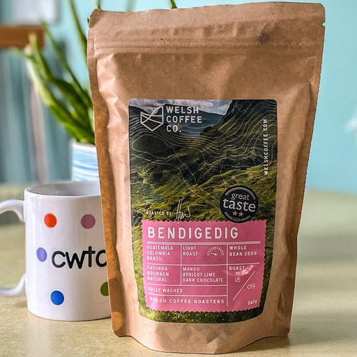 Welsh Coffee Bendigedig Whole Bean 250g - Giftware Wales