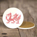 Welsh Dragon Ceramic Coaster - Giftware Wales