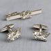 Welsh Dragon Cuff Links And Tie Clip Set - Giftware Wales