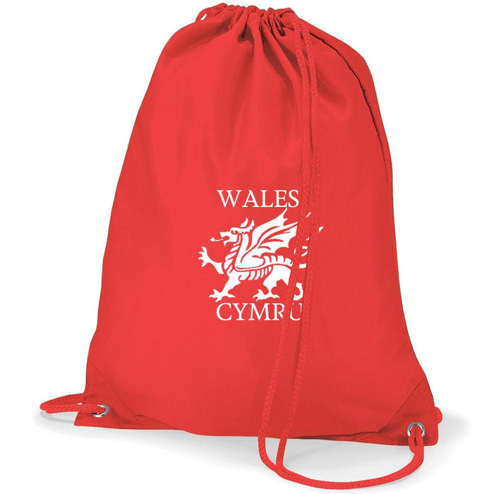 Welsh Dragon Duffel Bag - Personalised (Various Colours) - Giftware Wales