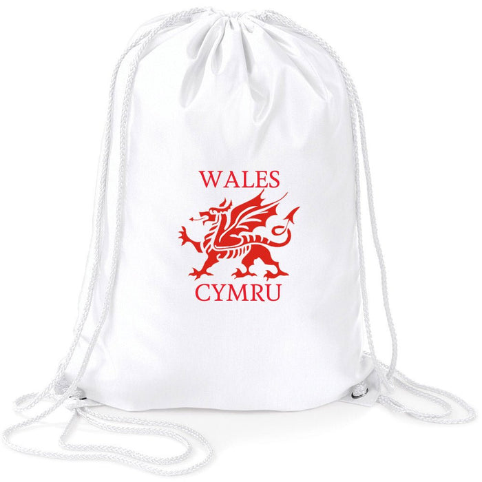 Welsh Dragon Duffel Bag - Personalised (Various Colours) - Giftware Wales