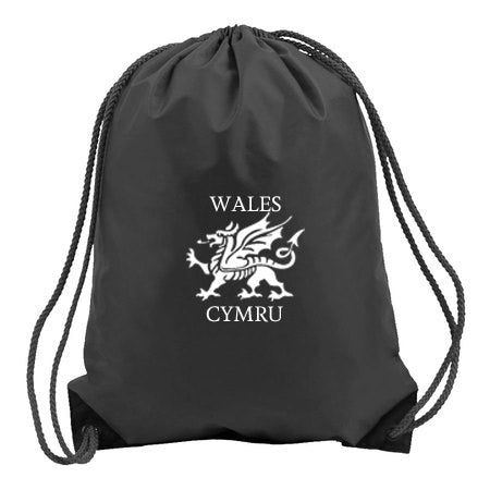 Welsh Dragon Duffel Bag - Personalised (Various Colours) - Giftware Wales