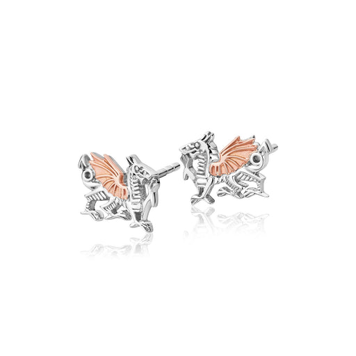 Welsh Dragon Stud Earrings by Clogau® - Giftware Wales