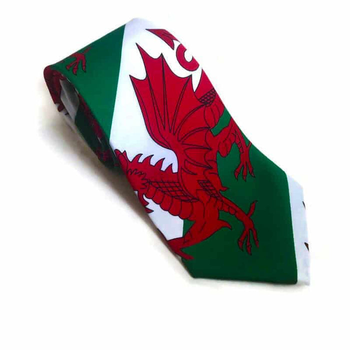 Welsh Flag Men's Welsh Neck Tie