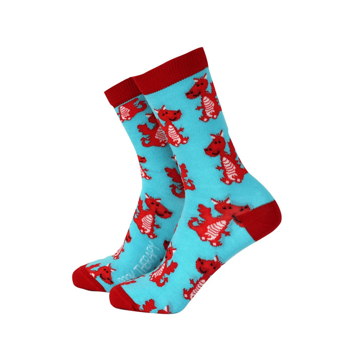 Welsh Dragon – Women’s Bamboo Socks - Giftware Wales