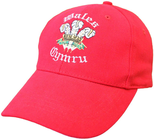Welsh Feathers Embroidered Baseball Cap - Giftware Wales