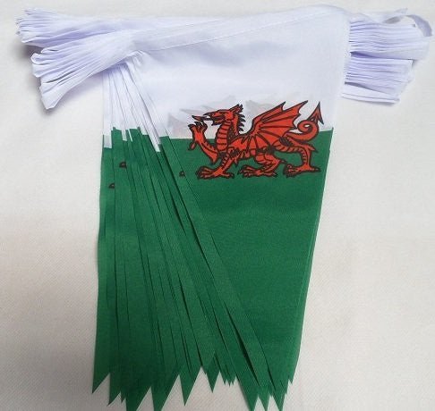 Welsh Flag Bunting - Giftware Wales