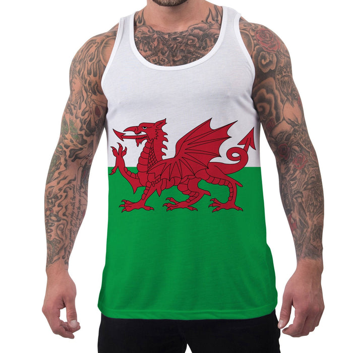 Welsh Flag Vest - UNISEX - Giftware Wales