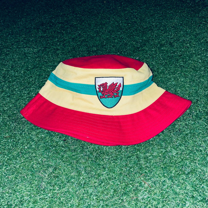 Welsh Gold Football Bucket Hat Child’s Hat - Giftware Wales