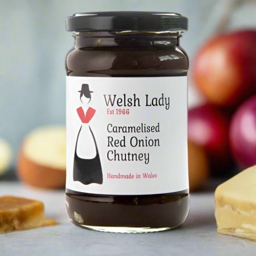 Welsh Lady, Caramelised Red Onion Chutney, 300g - Giftware Wales