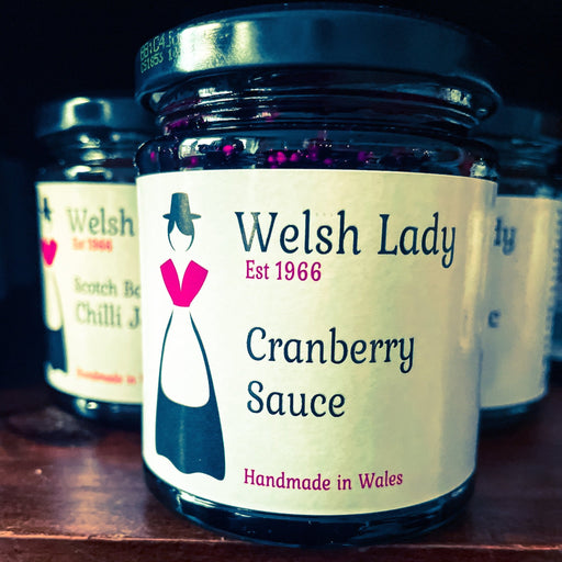 Welsh Lady, Cranberry Sauce, 227g - Giftware Wales