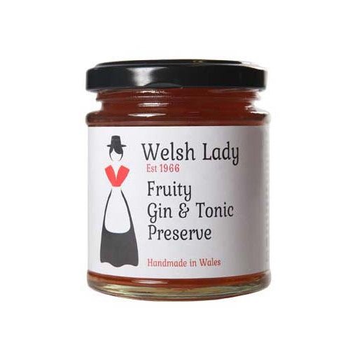 Welsh Lady Fruity Gin & Tonic Preserve (Peach, Pear & Raspberry) - Giftware Wales