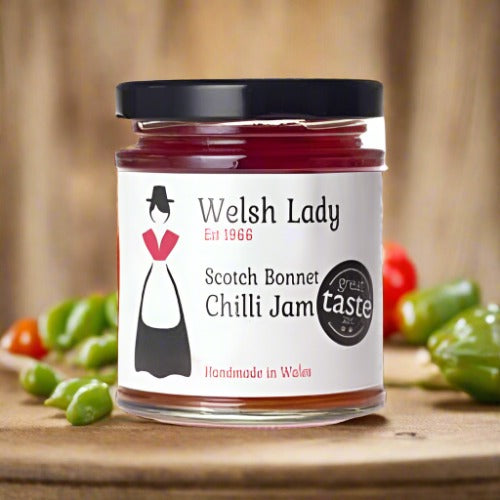 Welsh Lady Scotch Bonnet Chilli Jam - Giftware Wales