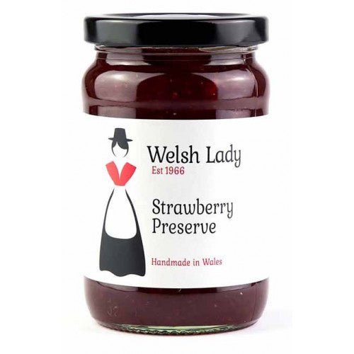 Welsh Lady Strawberry Extra Jam Preserve - Giftware Wales