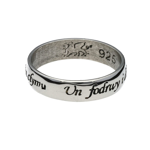 Welsh Love Ring / Modrwy Cariad - Sterling Silver (Sr923) - Giftware Wales