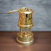 Welsh Miners Lamp - Brass (Small) - Giftware Wales