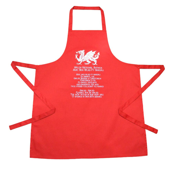 Welsh National Anthem Apron - Giftware Wales